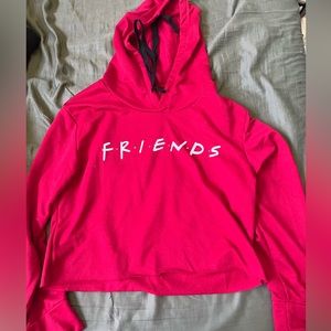 Friends cropped hoodie M